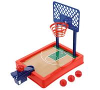TOYANDONA Mini Juego de Baloncesto de Escritorio Azul Estilo Tibetano con 1 Tablero y 4 Balones Juguete Deportivo de Dedos Adultos Recuerdos de Fiesta Deportiva y Juego Interactivo