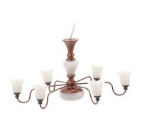 TOYANDONA Mini Lámpara de Techo en Miniatura 3b Luz Cálida para Casas de Muñecas, Modelo Colgante Decorativo Pequeña Lámpara de Paisaje para Microescenas y Decoración del Hogar