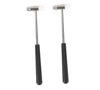 TOYANDONA Mini Martillo Reparador de Relojes Acero Resistente Mango Ergonómico 2 Piezas Herramienta para Reparación Relojerías y Uso Doméstico Color Aleatorio