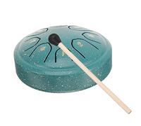 TOYANDONA Mini Steel Tongue Drum Instrumento De Percusión Musical Para Yoga y Educación Con Baquetas Juguete Educativo Para Niño Niña Color De