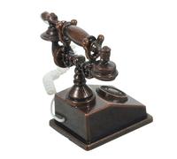TOYANDONA Mini Teléfono Decorativo Vintage Casa De Muñecas Accesorios De Juguete Modelo De Teléfono Retro Color Antiguo Creativo para Niño Niña y Decoración De Miniaturas