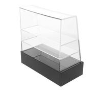 TOYANDONA Miniatura Gabinete De Pasteles Exhibidor De Postres para Casa De Muñecas Mueble Realista De Pastelería para Decoración Hogar Escuela y Oficina