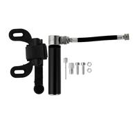 TOYANDONA Minibomba de Aire Portátil para Neumáticos de Bicicleta y Balones Inflador de Alta Presión de Aluminio Tamaño Mini Color Negro Bomba Multifuncional para Ciclismo y Deporte al