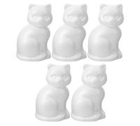 TOYANDONA Modelo de Espumas de Bricolaje y Bloque de Espuma en Blanco, 5 Piezas en Color Claro Estimulación Creativa, Beneficio Educativo y Fácil Decoración, Adecuado para Clases