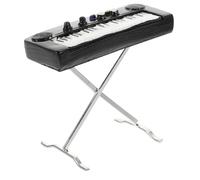 TOYANDONA Modelo De Órgano Electrónico Miniaturas Órgano Electrónico Simulado En Miniatura Instrumento De Música En Miniatura Mini Órgano Electrónico Mini Instrumentos Musicales Aleación