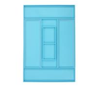 TOYANDONA Molde de Silicona para Caja de Almacenamiento DIY Molde para Manualidades Artísticas de Resina y Resistente para Soporte de Dominó Adecuado para Bricolaje y Fundición Creativa