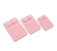 TOYANDONA Molde para Hacer Colgantes de Joyería de Arcilla Polimérica, Kit de 3 Tamaños en Color Rosa, Molde para Pendientes Diseño de Lazo, Herramientas para Manualidades y Elaboración