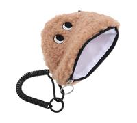 TOYANDONA Monedero De Peluche Bonito para Mujer Mini Bolso De Cambio con Cremallera Monedero Pequeño De Peluche para Almacenamiento De Dinero para Uso Diario Llavero De Obsequio