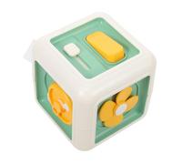 TOYANDONA Montessori Educativo Cubo Sensorial Seis Caras Desarrollo Motriz y Cognitivo para Pequeños Juguetes de Aprendizaje para Viaje