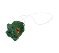 TOYANDONA Nariz de Rana Verde de Vinilo para Cosplay y Fiesta, Accesorio Reutilizable y Fácil de Quitar para Disfraz de Carnaval y Halloween