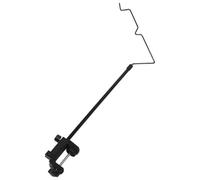 TOYANDONA Negro Guía de Cables para Planchar, Hierro Abrazadera | Base Ancha para Tabla de Planchar, Canal Curvo Antienredos, Instalación Fácil en Estación de Lavado