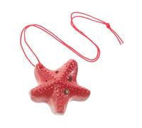 TOYANDONA Ocarina Cerámica Forma de Estrella de Mar Flauta de Viento C Seis Instrumento Musical para Principiantes Portátil y Ligera para Práctica y Fiestas la Playa
