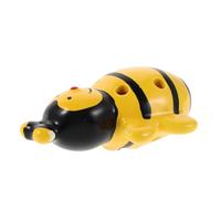 TOYANDONA Ocarina de cerámica con forma de abeja: ocarina de 6 agujeros en do alto, flauta china, instrumento musical para niños principiantes, color amarillo