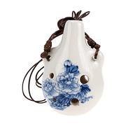TOYANDONA Ocarina Rellenos De Calcetín De Cumpleaños Collar De Musica Collar De Silbato Instrumentos Musicales Para Niños Juguete Para Niños Mini Juguete Importante Porcelana Alumno Cerámica