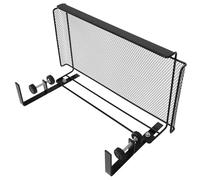 TOYANDONA Organizador Colgante Diseño Ajustable Debajo del Escritorio de Hierro Negro para Almacenamiento Versátil en Oficina y Baño