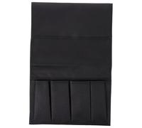 TOYANDONA Organizador de Almacenamiento para Sofá y Cama con Múltiples Bolsillos de Oxford Negro Bolsa Colgante para Reposabrazos Bolsillo Lateral Práctico para Mando Distancia y Objetos