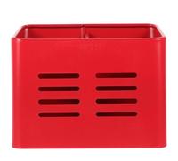 TOYANDONA Organizador de Cubiertos de Acero Inoxidable con Doble Compartimento y Orificio de Drenaje Soporte para Palillos Cucharas y Tenedores Práctico y Decorativo para Color Aleatorio