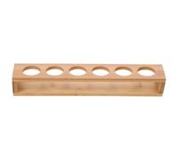 TOYANDONA Organizador Extensible de Madera para Copas de Vino y Vasos de Whisky, Soporte Multifuncional Diseño de Pequeños Orificios para Bar en Casa o Fiesta