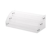 TOYANDONA Organizador Transparente de Esmaltes de Uñas y Pintalabios de 3 Capas Soporte Compacto para Aceites Esenciales Expositor Multifuncional para Maquillaje y Cuidado Personal