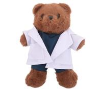 TOYANDONA Oso de Doctor de Peluche: Oso Enfermero de Juguete - Muñeco de Peluche para Estudiante de Medicina - Regalo de Graduación para Nuevo Médico, Fiesta de Cumpleaños de Regreso a Clases