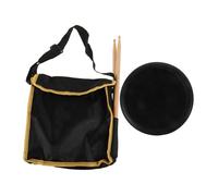 TOYANDONA Pad De Práctica De Batería Silencioso Práctica De Batería Con Funda Baquetas Incluidas Accesorio Para Para Ensayos Casa