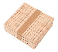 TOYANDONA Palitos de Madera para Manualidades 200 Piezas Dientes, Listones Naturales 114x100x20 Mm para Modelismo Diy, Palos Creativos para Proyectos Artísticos y Decoración en
