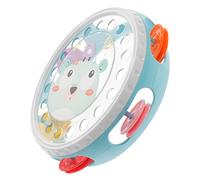 TOYANDONA Pandereta De Mano Infantil, Instrumento Musical De Percusión para Niños, Tamaño Estándar, Color Azul, Juguete Mano para Fiestas y Entretenimiento Infantil,