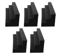 TOYANDONA Paneles de Esquina Insonorizantes 12x12x48 Cm 5 Piezas Espumas Acústicas para Grabación y Estudio, Trampa de Graves para Reducción de Ruido en Salas de Control y Home Studio