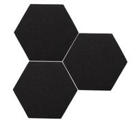TOYANDONA Paneles Insonorizantes Acústicos de Alta Densidad en Forma Hexagonal para Oficina, Aislantes Acústicos de Espuma Pu para Reducción de Reverberación, Pack de 3 Piezas