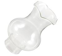 TOYANDONA Pantalla de Lámpara de Aceite Pequeña de Vidrio Transparente, 28 Agujeros, Diámetro 3 Cm, Chimenea Resistente al Viento para Lámparas de Queroseno Antiguas y Uso Doméstico