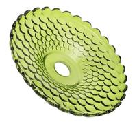 TOYANDONA Pantalla de Vidrio Vintage Verde Oscuro Cubierta Redonda para Lámpara Colgante Pie Accesorio para Lámpara de Mesa Difusión Uniforme de Luz Ambiente Retro y Fácil Limpieza