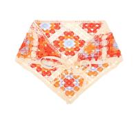 TOYANDONA Pañuelo Cabeza de Ganchillo para Mujer Diseño Campestre Francés, Diadema de Lana Versátil y Cómoda Adecuado para Salidas de Verano y Actividades al Aire Libre
