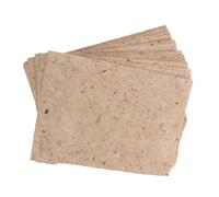 TOYANDONA Papel Artesanal de Arroz para Caligrafía y Dibujo 40 Hojas Tamaño 18X13 CM Papel Decorativo Color Crema para Manualidades y Pintura Tradicional