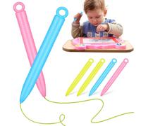 TOYANDONA Paquete de 6 Bolígrafos de Repuesto para Pizarra Magnética, Lápiz Óptico de Repuesto para Pizarra de Dibujo, Lápiz Óptico para Tableta de Dibujo para Niños, Juego Creativo Artístico.