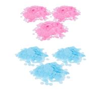 TOYANDONA Paquete De 6 Confeti para Revelación de Género Redondo en Tonos Rosa y Azul, Decoración para Fiestas y Eventos Obsequios