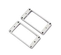 TOYANDONA Par Anillo De Recogida Del Puente Marco Humbucker Marco De Pastillas Placa De Cubierta Humbucker Marco De La Pastilla Humbucker Cubiertas Humbucker Anillos Guitarra Metal Ukelele