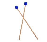 TOYANDONA Par De Baquetas Para Marimba Cabeza De Hilo De Lana Resistente, Mango De Arce Natural, Mazas De Instrumento De Percusión Para Xilófono y Teclado, Uso Profesional y Amateur