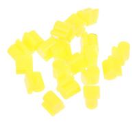 TOYANDONA Parachoques de Silicona para Trombón, 20 Unidades Amarillo 3,5 Mm, Silenciador para Instrumentos de Latón, Accesorio de Práctica para Músicos Principiantes, Amortiguador de Sonido Compacto