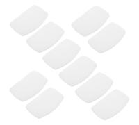 TOYANDONA Parches Autoadhesivos para Reparación Interior Talón Zapatillas Deportivas 10 Unidades Blancas Parche de Malla Acolchado para Prevenir Agujeros y Proteger Calzado de Running y