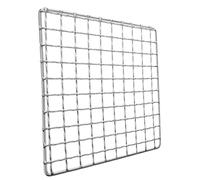 TOYANDONA Parrilla Cuadrada de Acero Inoxidable para Barbacoa Malla Resistente Reutilizable Apta para Verduras Carne Pescado Aire