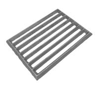 TOYANDONA Parrilla Rectangular de Hierro Fundido 255X17 CM para Barbacoa Rejilla Resistente para Fogón Adecuado para Camping Fiestas y Cocina al Aire Libre