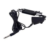 TOYANDONA Pastilla de Guitarra Acústica 6 Puntos de Anclaje Ajustable, Amplificador y Transductor Ruido para Guitarra Clásica, Accesorios para Mejora de Sonido, Modelo Gmb362 Negro