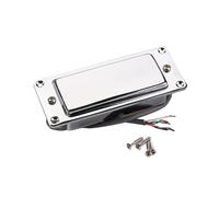 TOYANDONA Pastilla Humbucker Clásica Para Guitarra Eléctrica De Núcleos Cobre Para Tocar Blues Escenario Plateado