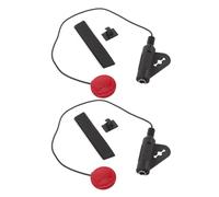 TOYANDONA Pastilla Piezoeléctrica para Guitarra Acústica y Mandolina, 2 Piezas Instalación sin Taladro, Material Plástico y Metal, Adecuado para Presentaciones en Casa