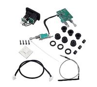 TOYANDONA Pastilla Piezoeléctrica Para Ukelele Con Preamplificador De 2 Bandas Control De Volumen De Agudos y Graves Conector De Salida De 6,35 Mm Uk200 (negro)