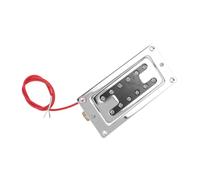 TOYANDONA Pastilla Salida Guitarra Doble Humbucker Eléctrica para H Bobina y Cubierta en Forma de Metal Plata, Alta para Actualización de Instrumento
