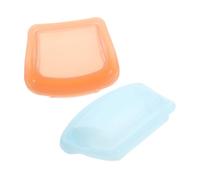 TOYANDONA Pastillero de Silicona Reutilizable Transparente 2 Piezas 50 Ml Compacto Resellable para Almacenamiento de Medicamentos y Viajes Útil para Organizar Pastillas Diarias