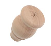 TOYANDONA Patas de Madera para Muebles Talladas Redondeadas, Pata Cilíndrica sin Terminar, Soporte Estable para Mesa y Sofá, Accesorio de Madera Maciza 8x12 Cm, Uso en Hogar y Bricolaje