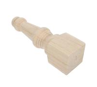 TOYANDONA Patas para Muebles de Madera Maciza Fácil Montaje Estilo Europeo, Patas Cuadradas 24x6.5 Cm para Mesa Comedor para Decoración del Hogar y Apartamentos Pequeños