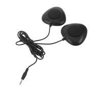 TOYANDONA Pedal de Bombo Doble para Batería Eléctrica Silencioso con Conexión 3.5 Mm, Pad de Percusión Eléctrica para Práctica y Ensayo en Casa, Accesorios de Batería Electrónica